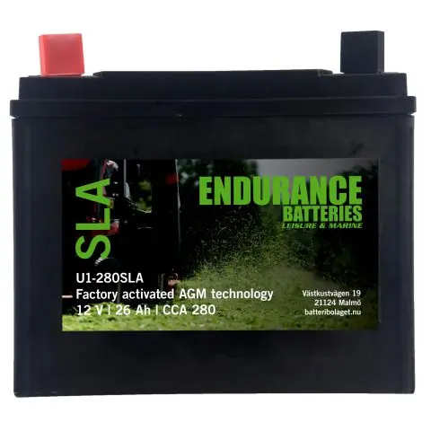Endurance U1-280SLA Trädgårdsbatteri Begränsad tid